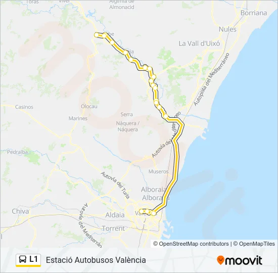 L1  Line Map