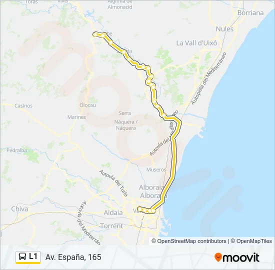 L1  Line Map