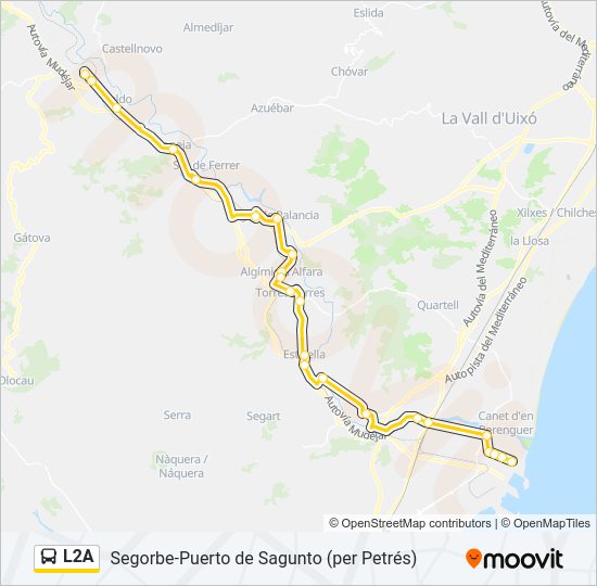 L2A  Line Map
