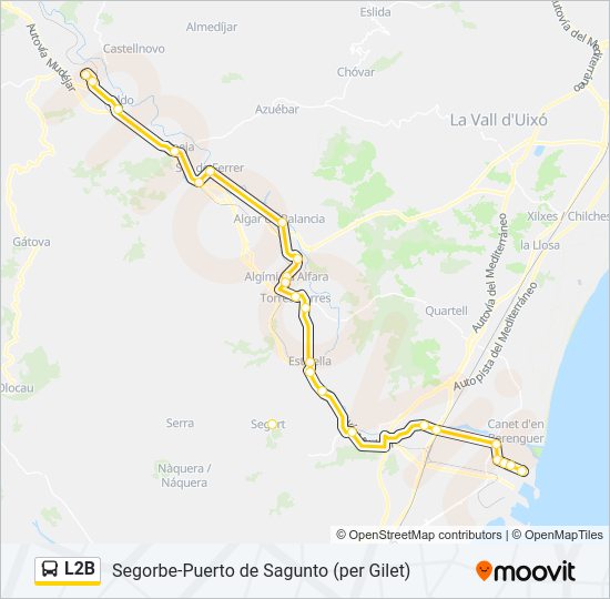 L2B  Line Map