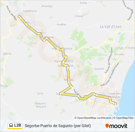 L2B  Line Map