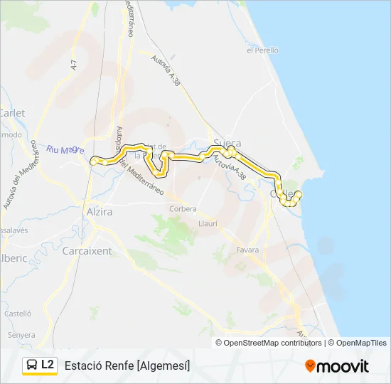 L2 Bus Line Map