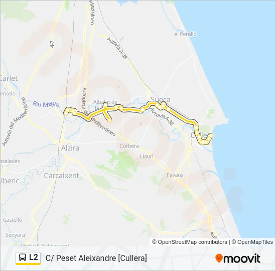 L2 Bus Line Map