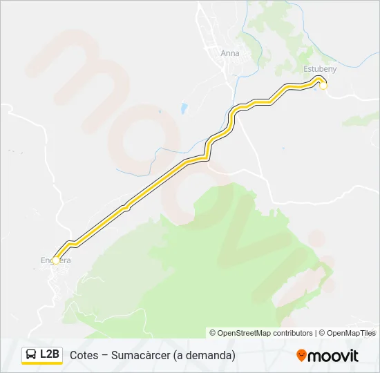 L2B Bus Line Map