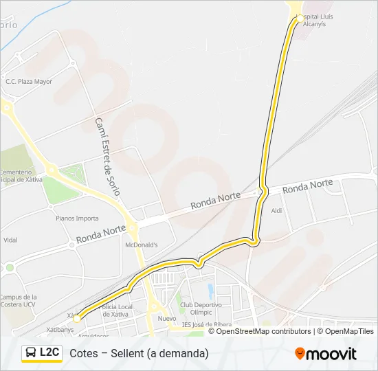 L2C Bus Line Map