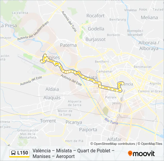 L150  Line Map