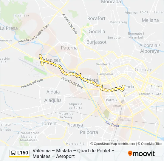 L150  Line Map