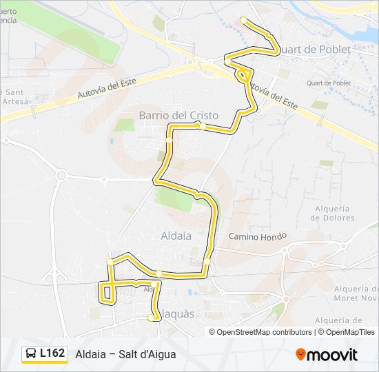 Mapa de L162 de 