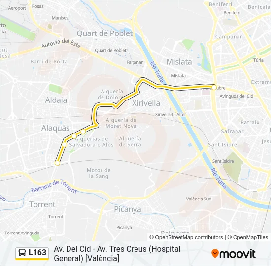 L163  Line Map