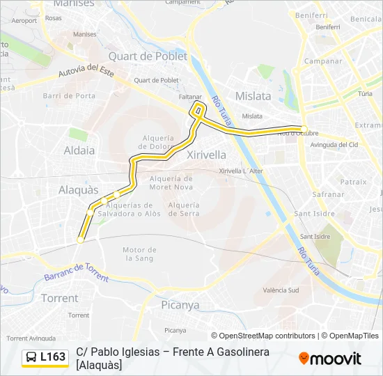 L163  Line Map