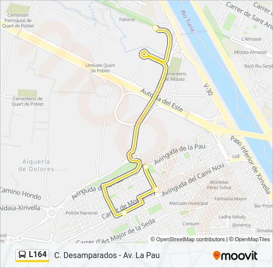 L164  Line Map