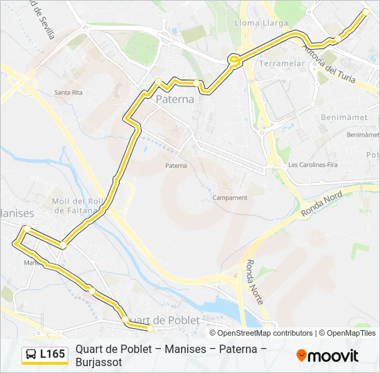 L165  Line Map