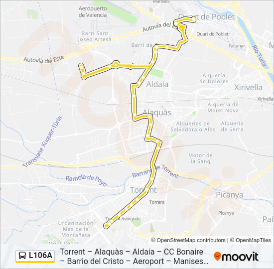 Mapa de L106A de 