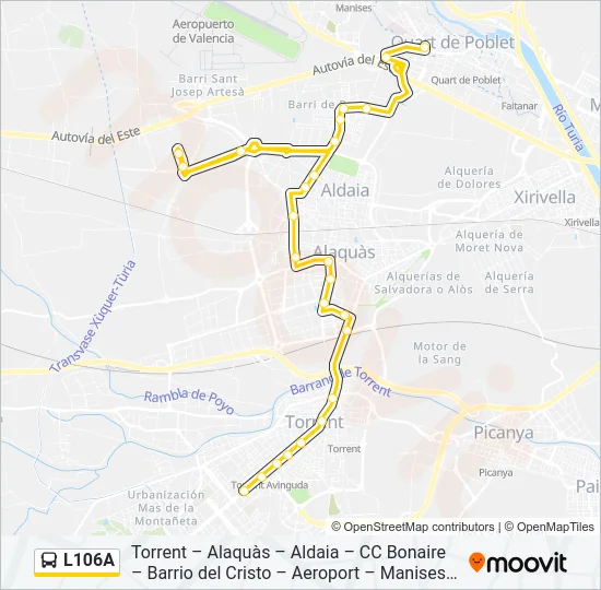 L106A  Line Map