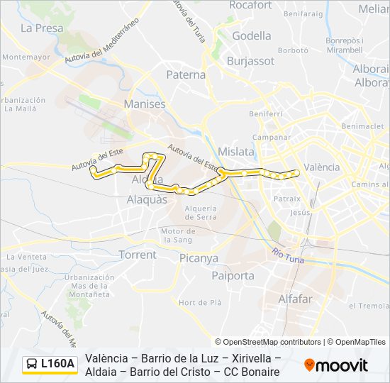 Mapa de L160A de 