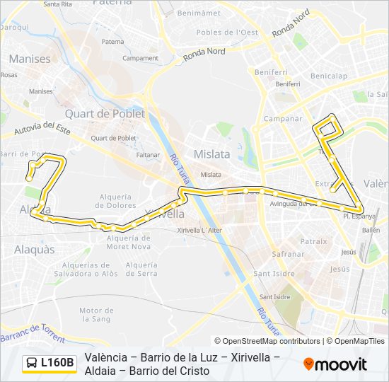 L160B  Line Map