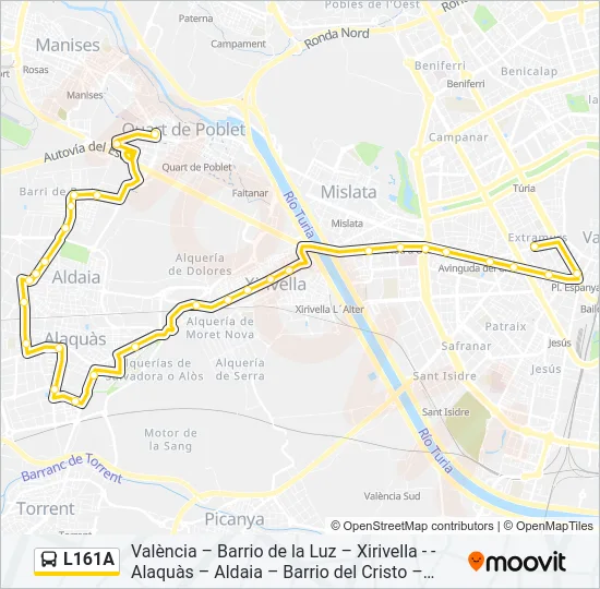 L161A  Line Map
