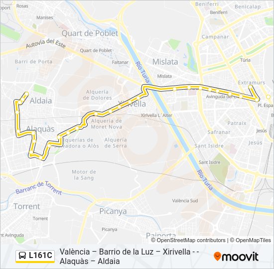 L161C  Line Map