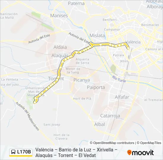 L170B  Line Map