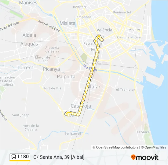 L180  Line Map