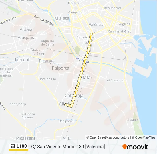 L180  Line Map