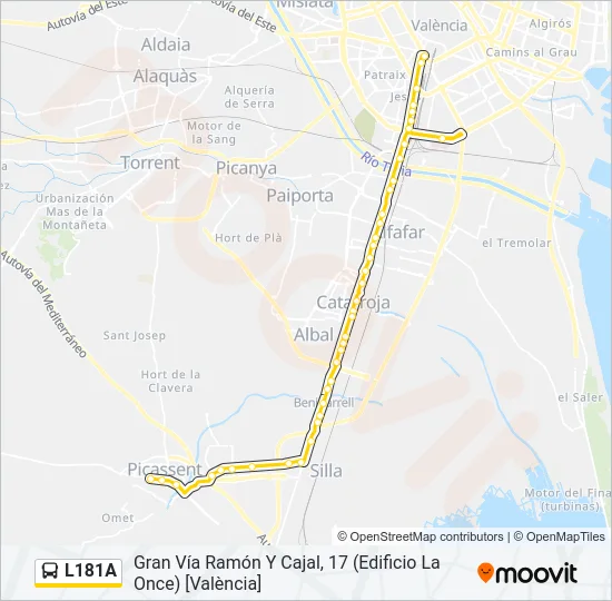 L181A  Line Map