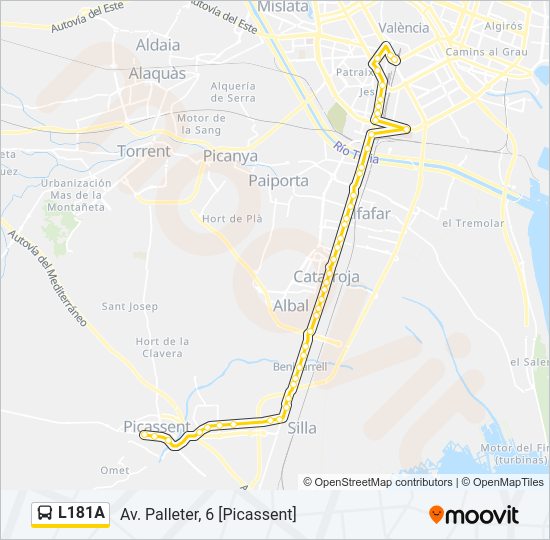 L181A  Line Map