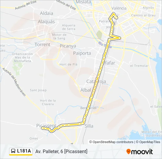 L181A  Line Map