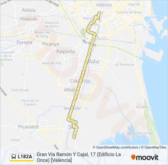 Mapa de L182A de 