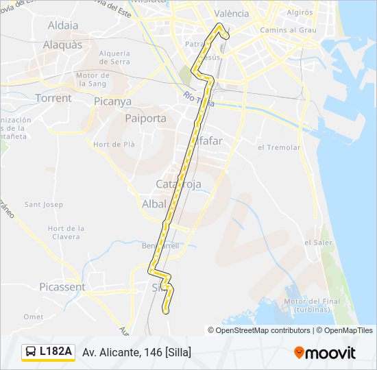Mapa de L182A de 