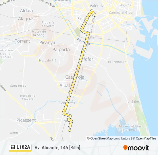 L182A  Line Map