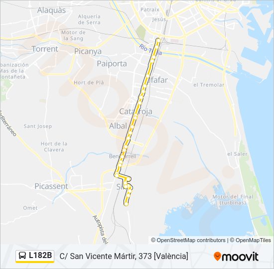 Mapa de L182B de 