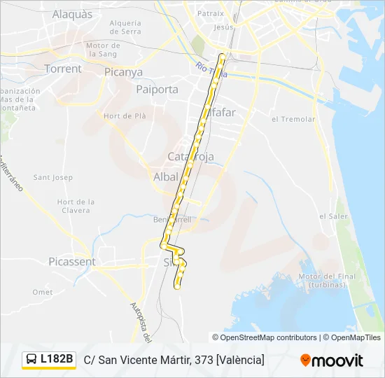 L182B  Line Map