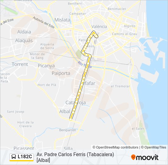 L182C  Line Map