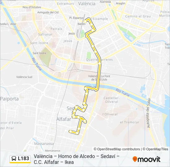 Mapa de L183 de 