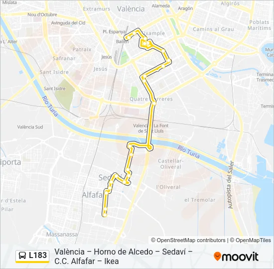 Mapa de L183 de 