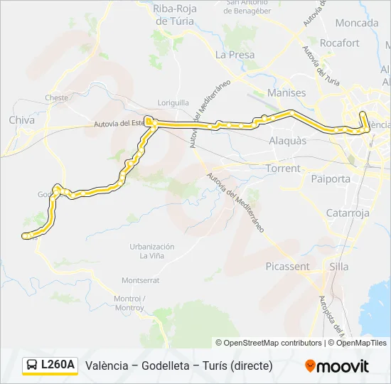 L260A  Line Map