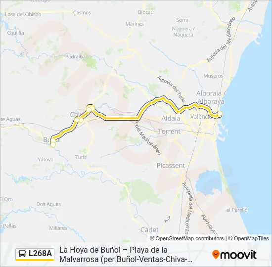 L268A  Line Map
