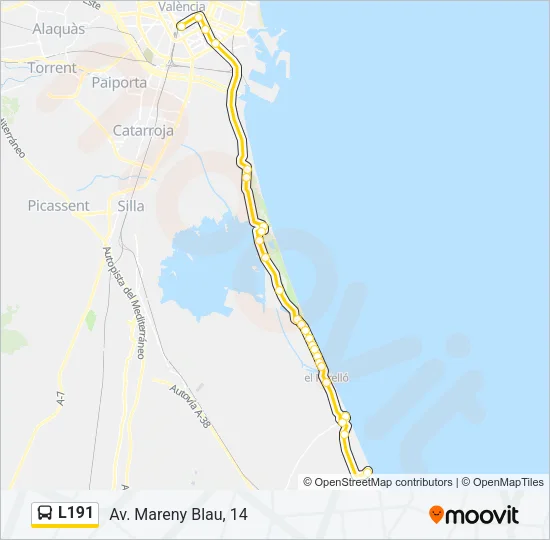 L191  Line Map