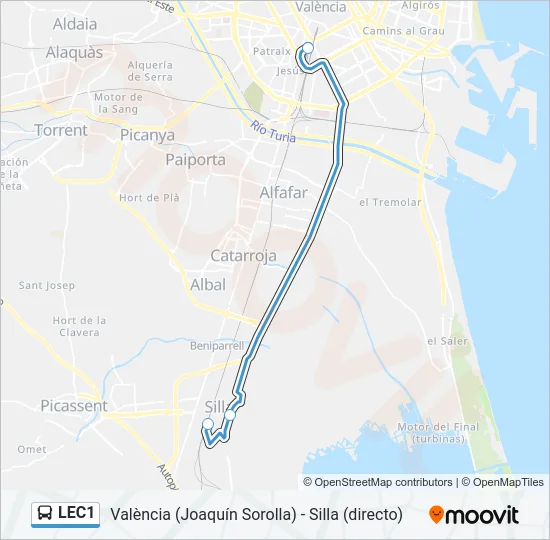 LEC1  Line Map
