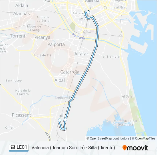 LEC1  Line Map