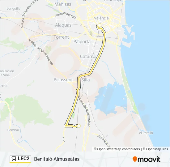 LEC2  Line Map