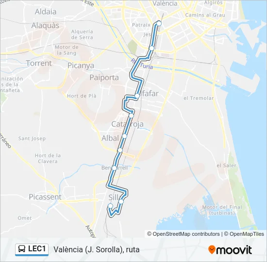 LEC1  Line Map