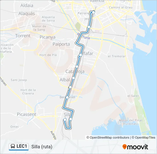 LEC1  Line Map