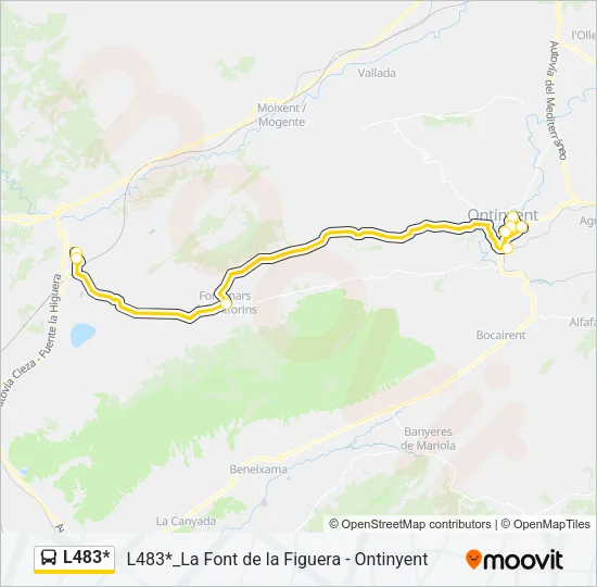 L483* Bus Line Map