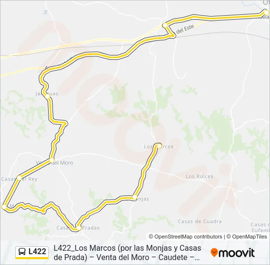 L422 Bus Line Map