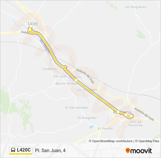 L420C Bus Line Map