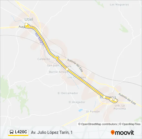 L420C Bus Line Map
