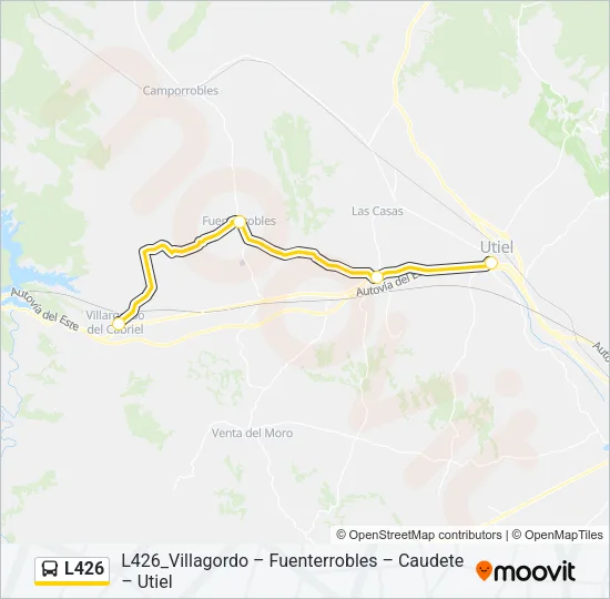 L426 Bus Line Map