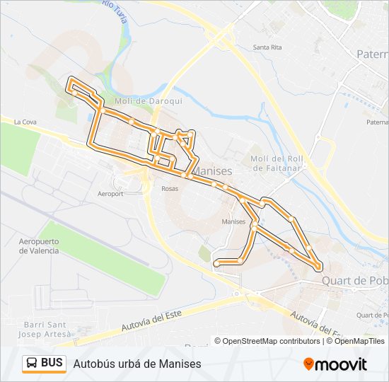 BUS Line Map